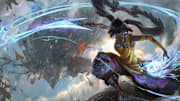 Nilah Splash Art in League of Legends