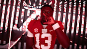 5-Star 2026 RB Ezavier Crowell during his official visit to Tuscaloosa