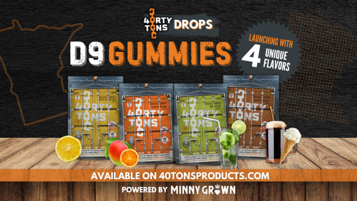 40 Tons Enters Minnesota’s Legal Market with their First Direct-to-Consumer THC Edible in Partnership with Minny Grown