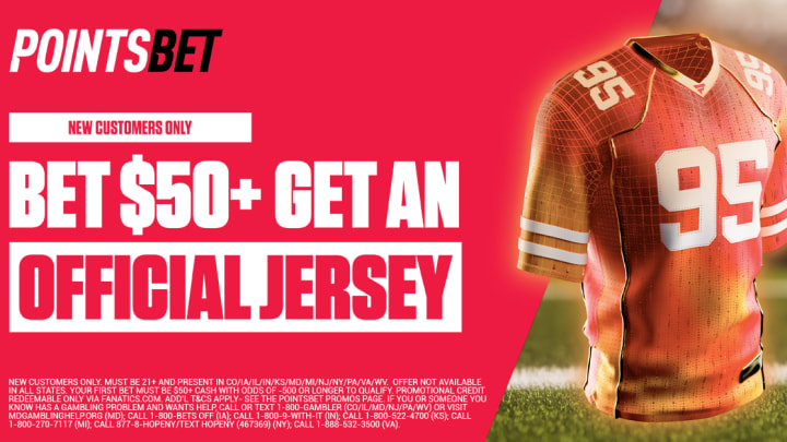 Bet $50, Win an Official Fanatics NFL Jersey of Your Choice with