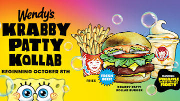 Wendy's launches a Krabby Patty Kollab with SpongeBob SquarePants
