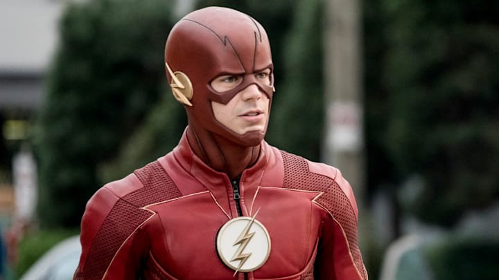 Grant Gustin as Barry Allen / The Flash in The Flash season 4 episode 6: "When Harry Met Harry..."