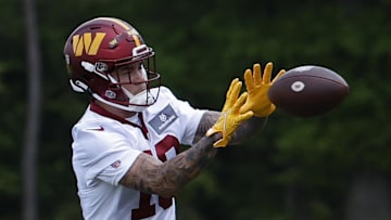 Washington Commanders wide receiver/running back Kazmeir Allen