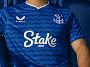 Everton's 2025/26 home kit.