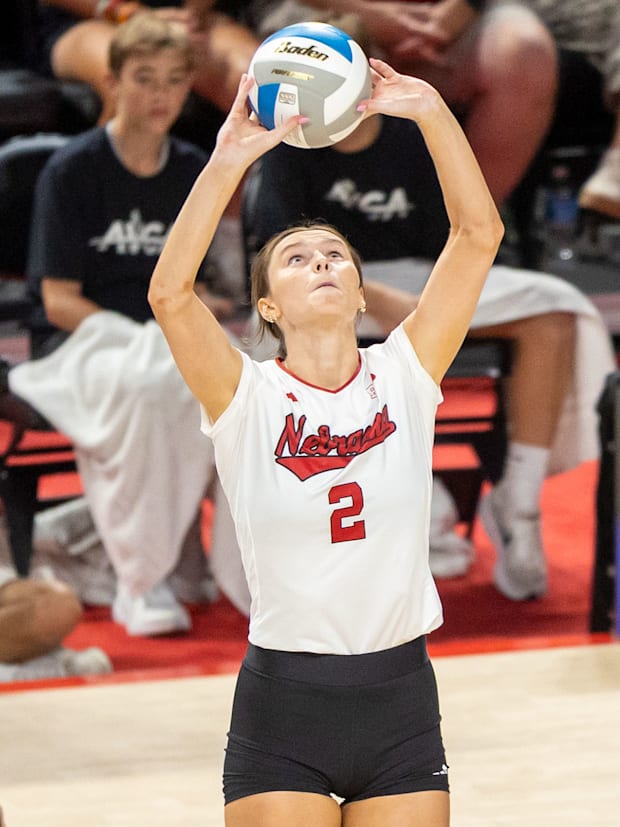Nebraska setter Bergen Reilly had 32 assists and 18 digs against No. 22 Utah.