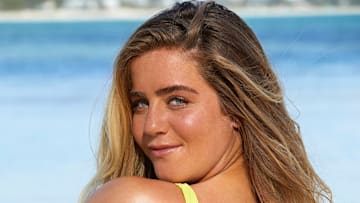 Caroline Marks was photographed by James Macari in Turks and Caicos