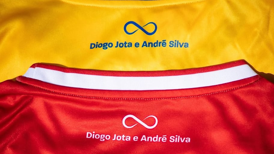 Gondomar SC’s new kits have a touching nod to the late Diogo Jota and André Silva. | Gondomar SC