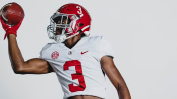 5-star wide receiver Caleb Cunningham on a visit to Alabama