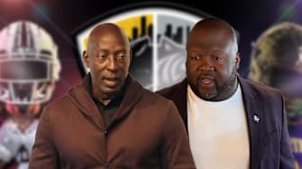 Dishman and Jackson Trade Shots At 40th Labor Day Classic