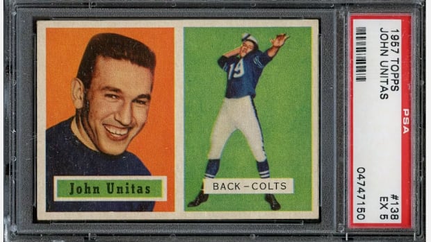 1957 Topps JOHN UNITAS Rookie #138
