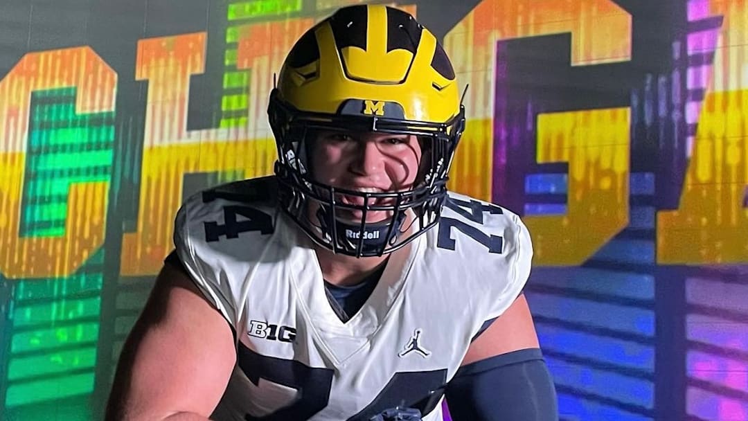 New Michigan commit Avery Gach has a nasty disposition about him.