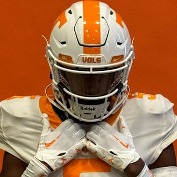 Central High School running back Jonaz Walton during an unofficial visit to Tennessee.