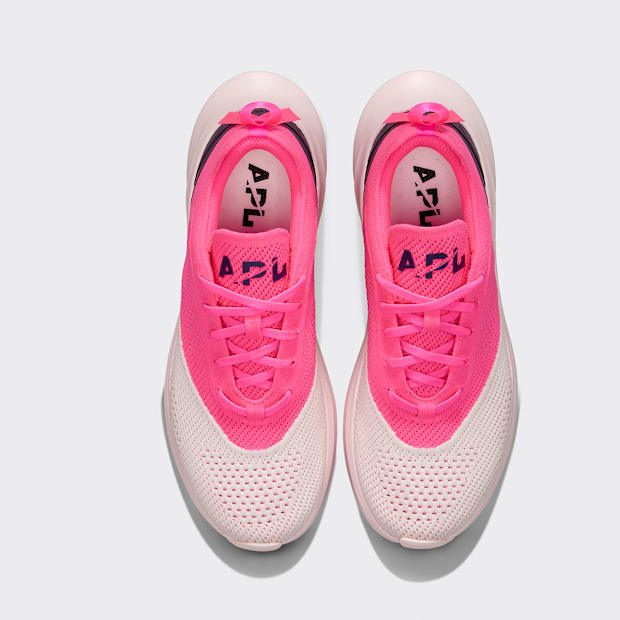 Running shoes white and pink on sale