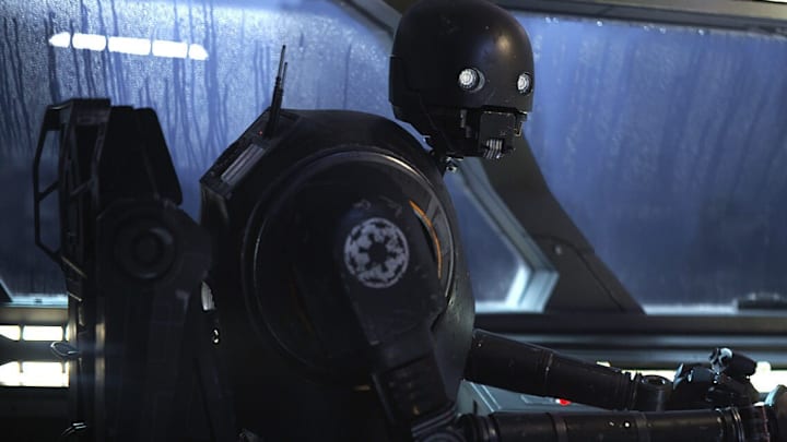 Rogue One: A Star Wars Story. K-2SO played by Alan Tudyk. 