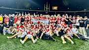 In the first overtime game in MIA lacrosse championship history, Calvert Hall came from behind to knock off Archbishop Spalding, the nation's No. 1 team, 10-9, Friday night at Towson University's Johnny Unitas Stadium.