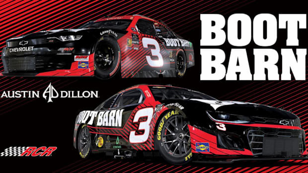 Austin Dillon Boot Barn paint schemes 2025