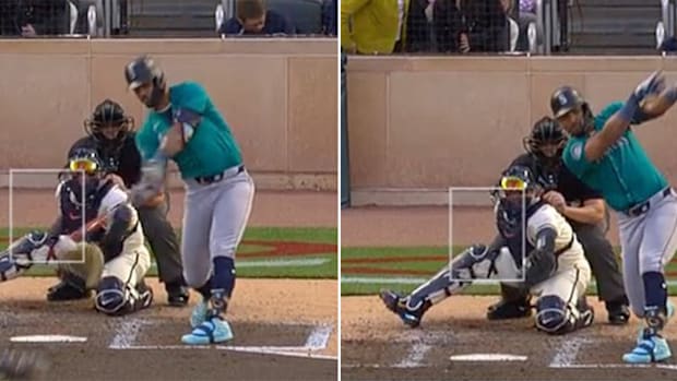 Julio Rodríguez’s unsuccesfull swing in 2023.