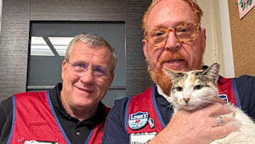 Francine with two Lowe’s employees.