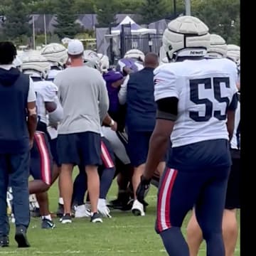 This likely wasn’t Mike Vrabel’s first time in a training camp scuffle.