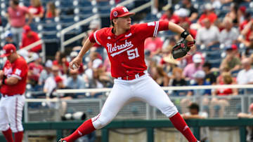 Nebraska pitcher Mason McConnaughey.