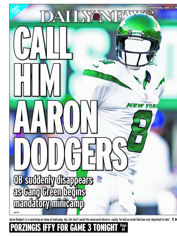 Aaron Rodgers Skipping Mandatory Minicamp Leads to Vintage NYC Tabloid ...