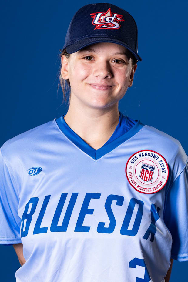 Adelaide "Addie" Frank Oakville Blue Sox USA Baseball