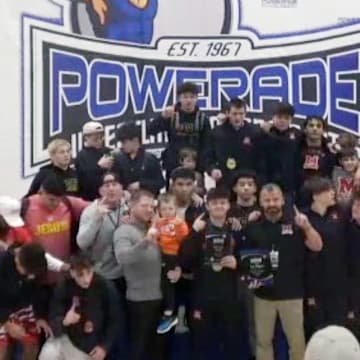 The Bishop McCort (PA) wrestling team pulled off a dramatic victory over Lake Highland Prep (FL) to capture the 2024 PowerAde Tournament.