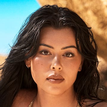 Lauren Chan was photographed by Ben Watts in Bermuda.