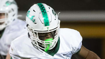 Trinity's Messiah Mickens cuts loose on a run