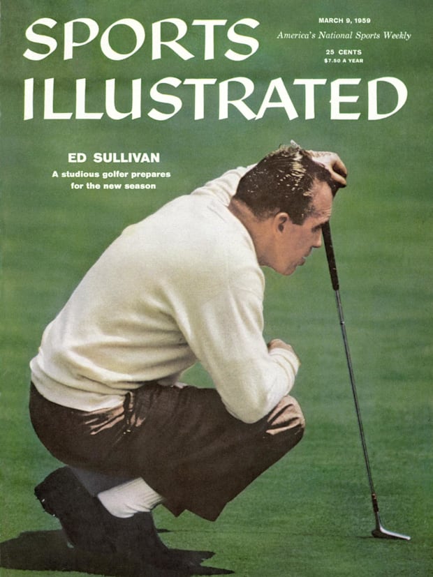 Ed Sullivan on a 1959 cover of Sports Illustrated.