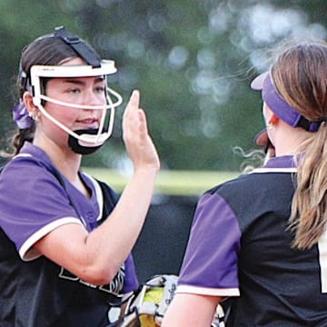 Winter Springs High sophomore pitcher Tiffany Seamann (wearing mask) compiled a 14-7 record and 2.50 ERA in 128.2 innings pitched, striking out 96 and walking 35 in leading the Bears to a 24-8 record and the Class 5A state championship.