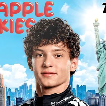 F1 rookie Kimi Antonelli's Topps Fanatics Exclusive Big Apple Rookies insert 