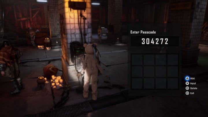 Stellar Blade screenshot showing the Simple Puzzle solution.