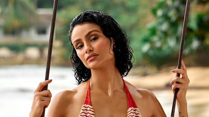 Nazanin Mandi was photographed by Yu Tsai in Jamaica. Nazanin Mandi was photographed by Yu Tsai in Jamaica.