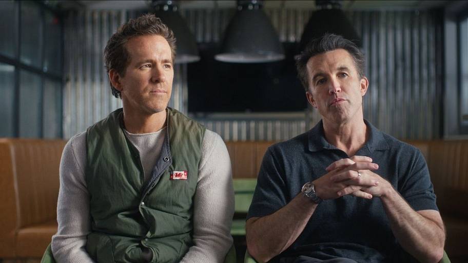 Ryan Reynolds and Rob Mac in Season Five of Welcome to Wrexham.