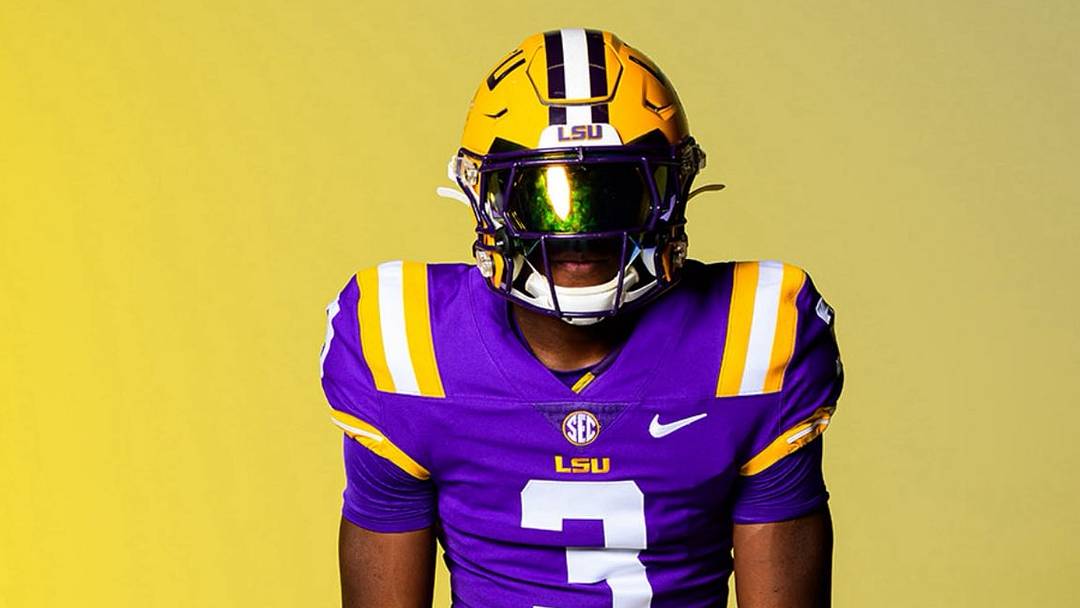 Easton Royal during his official visit with the LSU Tigers.