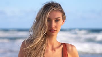 Cameron Brink was photographed by Ben Horton at The Boca Raton. Swimsuit by HAUS OF PINKLEMONAID.
