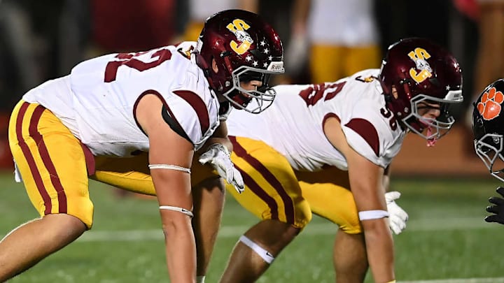 The St. Joseph football team competes against Ridgefield earlier in the season. The St. Joseph football team competes against Ridgefield earlier in the season.