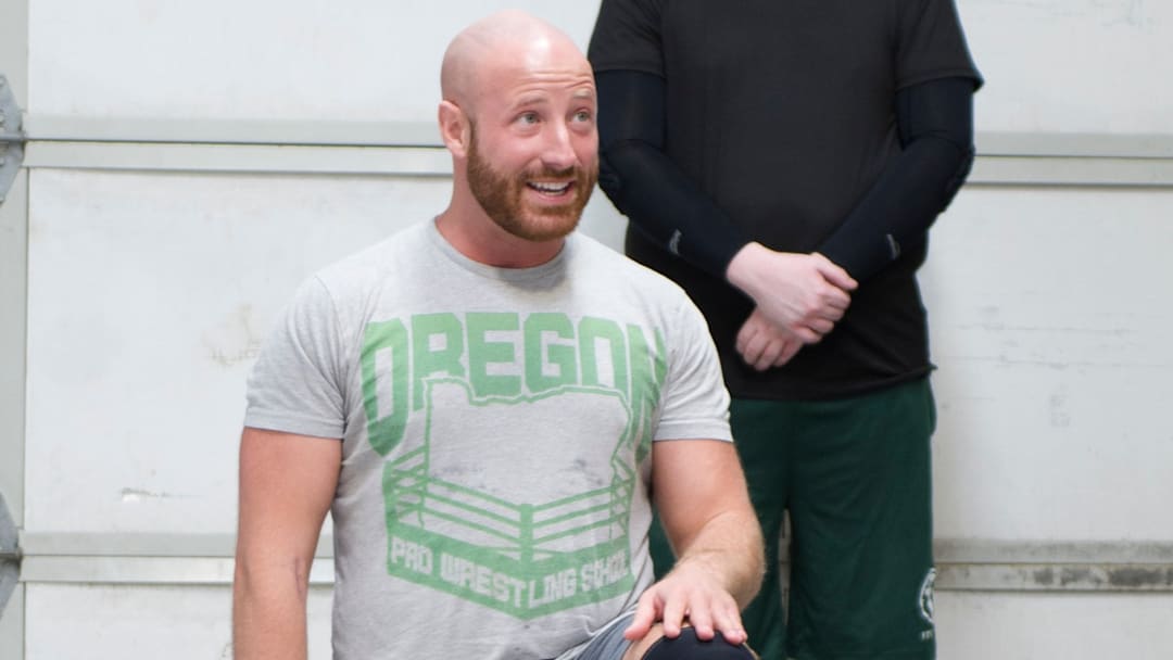 At the Oregon Pro Wrestling School, Ricky Gibson teaches all facets of professional wrestling from cardiovascular training, moves and holds, wrestling etiquette, ring psychology, interviews, matches, and maintaining a personal brand.