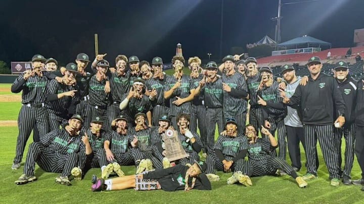 The Walter Johnson Wildcats celebrate their 2025 MPSSAA baseball state championship. The Walter Johnson Wildcats celebrate their 2025 MPSSAA baseball state championship.