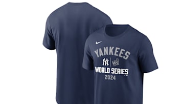 New York Yankees Nike 2024 World Series Arched Lockup T-Shirt