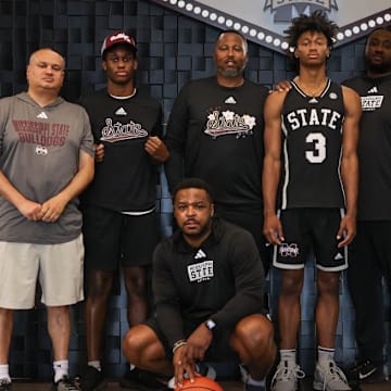 Courtland Muldrew during his Mississippi State visit. 