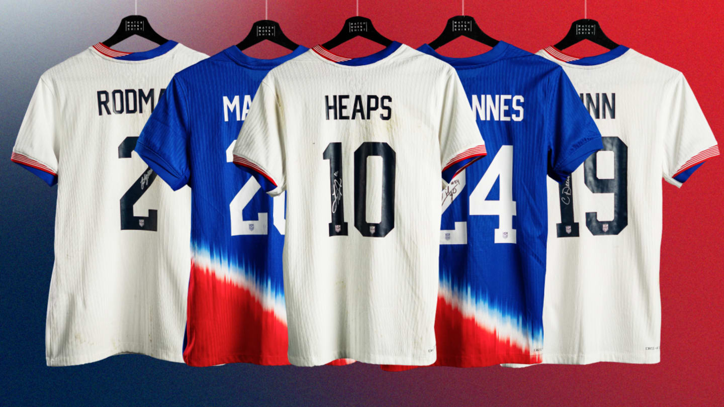 U.S. Soccer Signs Exclusive Deal To Auction Game-Worn Jerseys