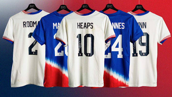 MatchWornShirts will start auctioning off game-used U.S. men's and women's national team jerseys this summer MatchWornShirts will start auctioning off game-used U.S. men's and women's national team jerseys this summer