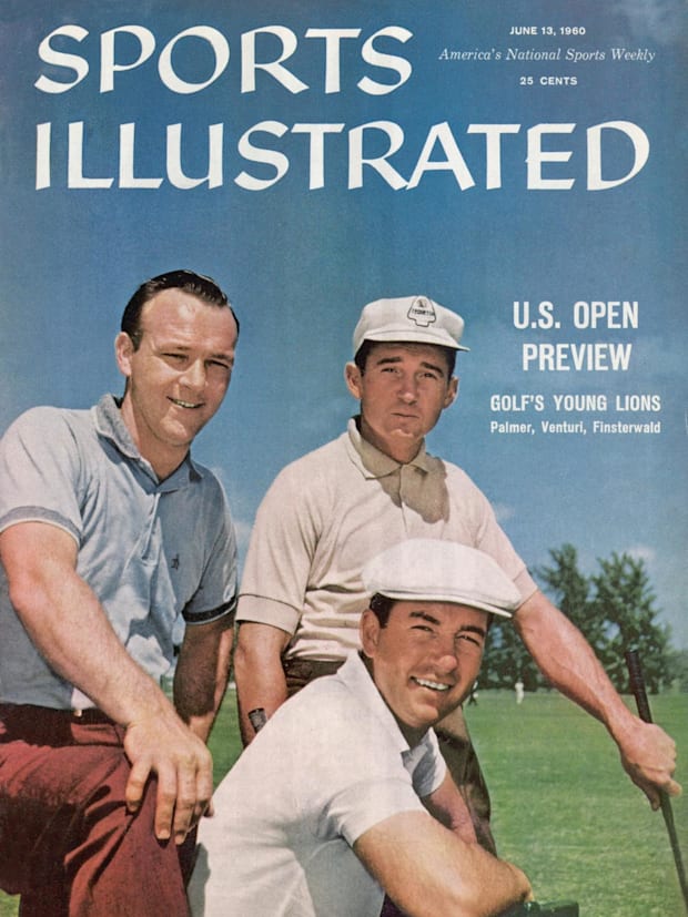 1960 Sports Illustrated cover with Arnold Palmer, Dow Finsterwald and Ken Venturi