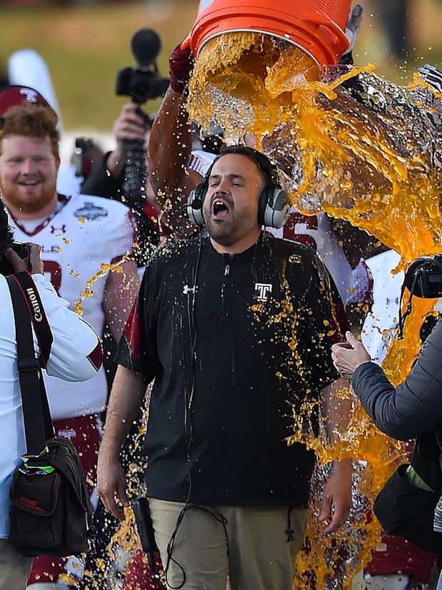 Matt Rhule guided Temple to consecutive 10-win seasons in 2015 and 2016.