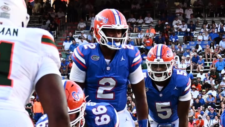 Florida Gators Freshman quarterback DJ Lagway vs. Miami Hurricanes