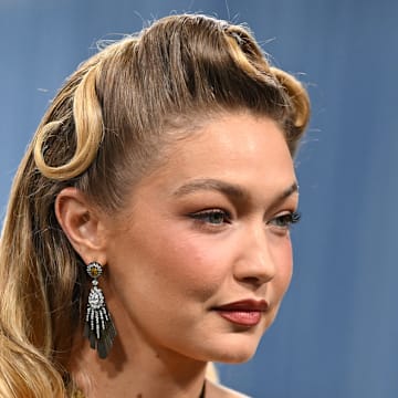 Gigi Hadid at the 2025 Met Gala at the Metropolitan Museum of Art in New York City.
