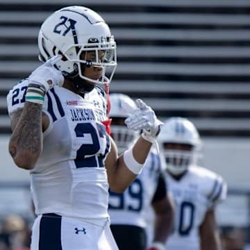 Jackson State defensive back Robert McDaniel