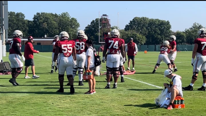 Alabama football practice- August 20, 2024